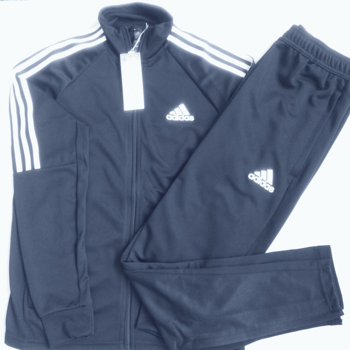 adidas ジャージ 上下セット メンズ XL(O) ネイビー 未使用 adidas ジャージ 上下セット メンズ XL(O) ネイビー 未使用