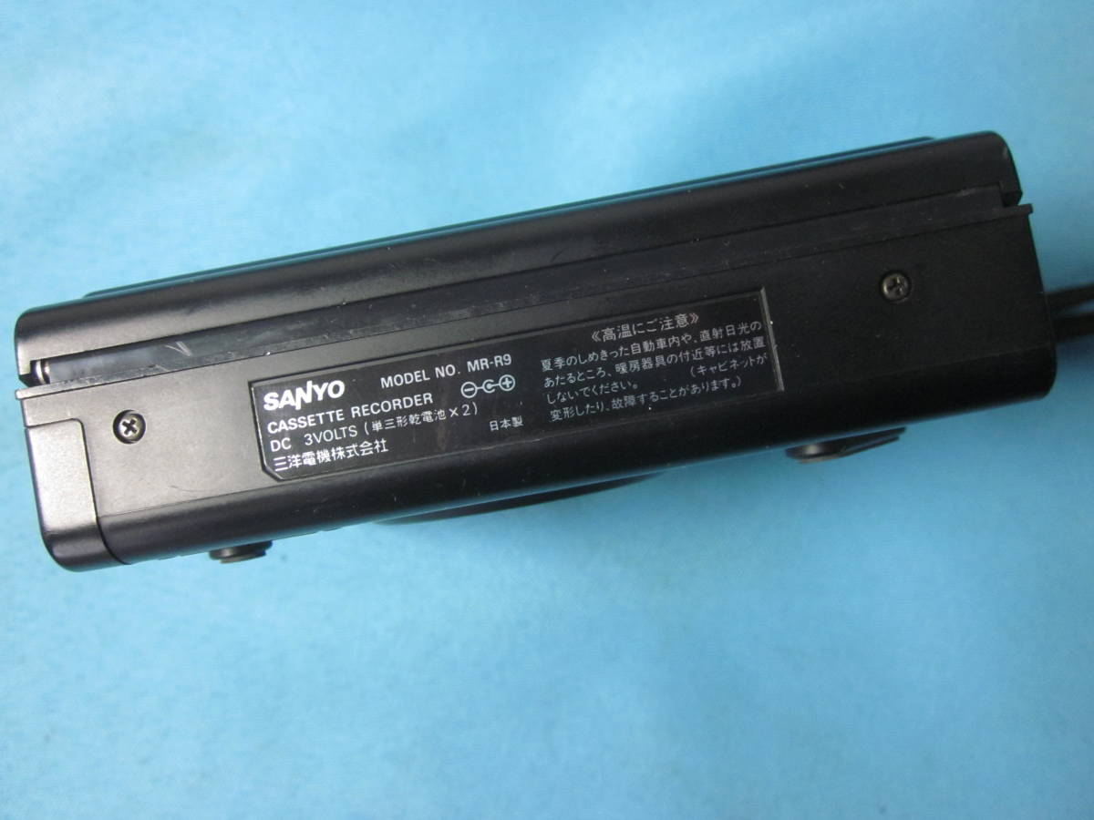 SANYO　カセットレコーダー　MR-R9　サンヨー 日本製★通電OK、ジャンク_画像6