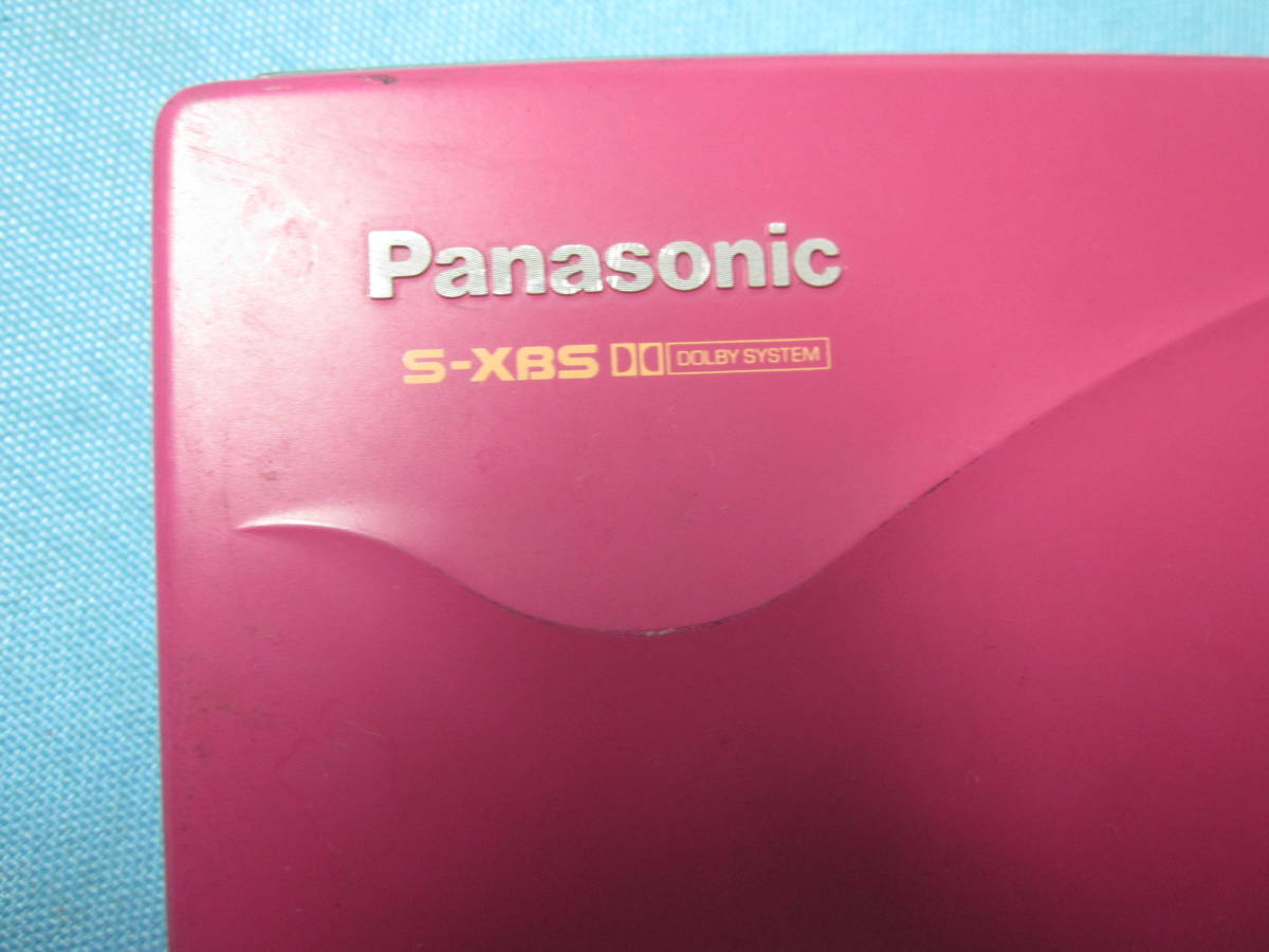 希少　美品　レッド　Panasonic　カセットプレーヤー　RQ-S15★ジャンク