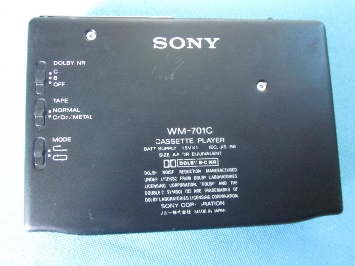 SONY カセットウォークマン WM-701C☆ジャンク、レターパック可 SONY カセットウォークマン WM-701C☆ジャンク、レターパック可