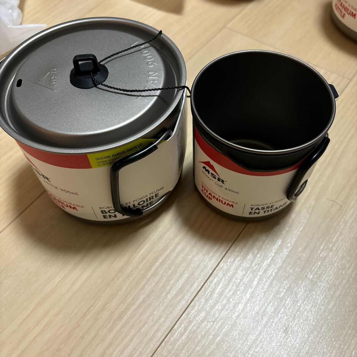 MSR タイタン ケトル 900ml と タイタン 450ml のセット MSR タイタン ケトル 900ml と タイタン 450ml のセット