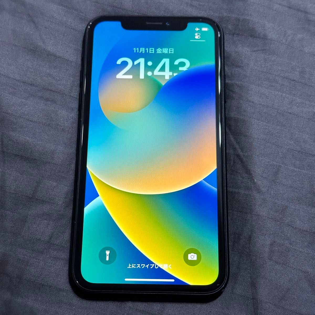 iPhone XR 128GB SIMフリー ブラック バッテリー78% やや画面 iPhone XR 128GB SIMフリー ブラック バッテリー78% やや画面