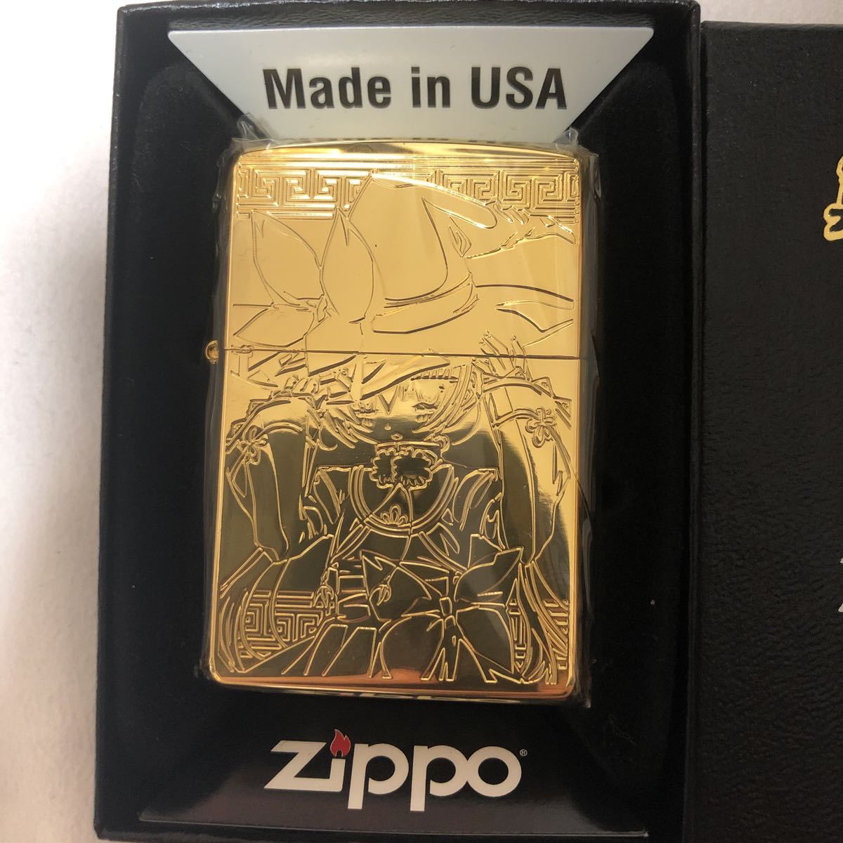 激レア・NO.001】真 恋姫無双 萌将伝 鳳統 ZIPPO Gold Limited アニメ