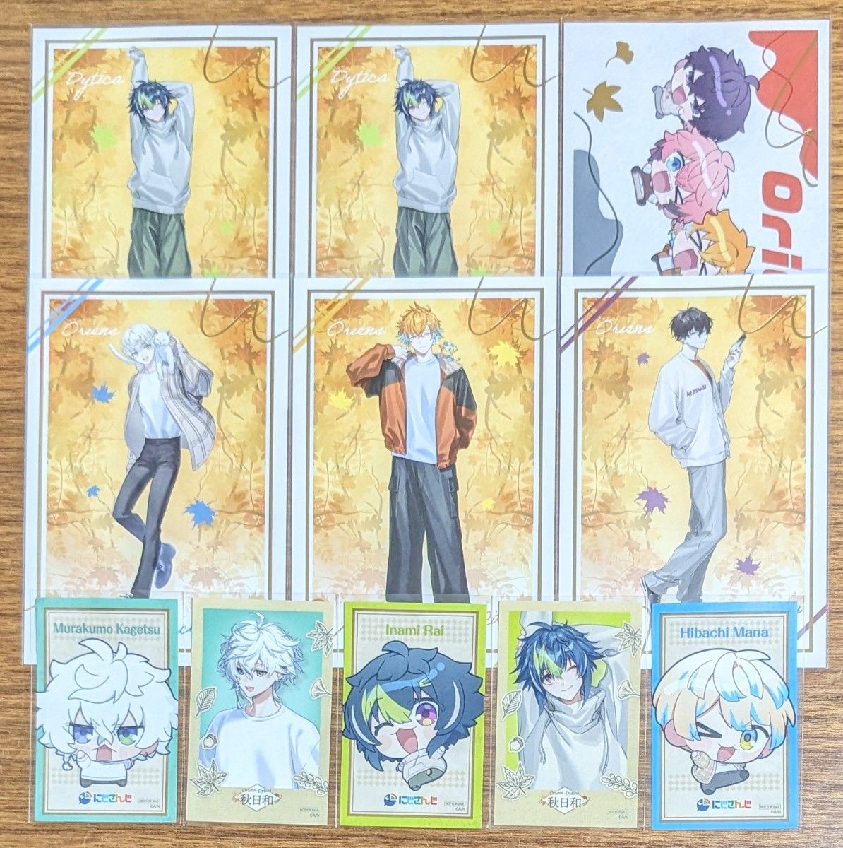 にじさんじ まねきねこ コラボ Oriens Dytica 秋日和 缶バッジ にじさんじ まねきねこ コラボ Oriens Dytica 秋日和 缶バッジ