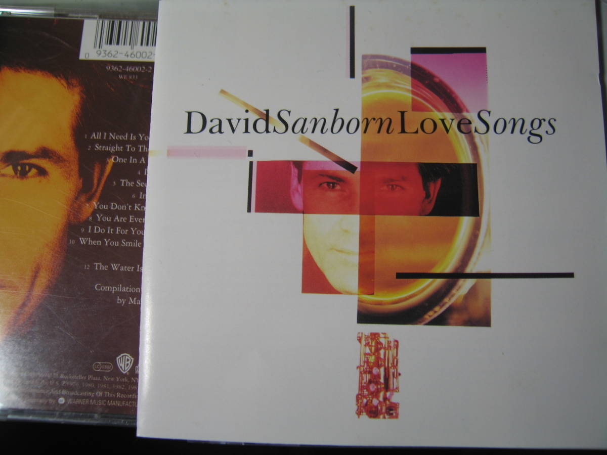 無傷盤CD デイビッド・サンボーン DAVID SANBORN ベストVol.２ ラブ・ソングス　 _画像1