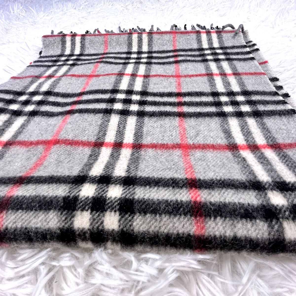 美品】バーバリー マフラー カシミヤ100% ノバチェック - 小物 美品】バーバリー マフラー カシミヤ100% ノバチェック - 小物