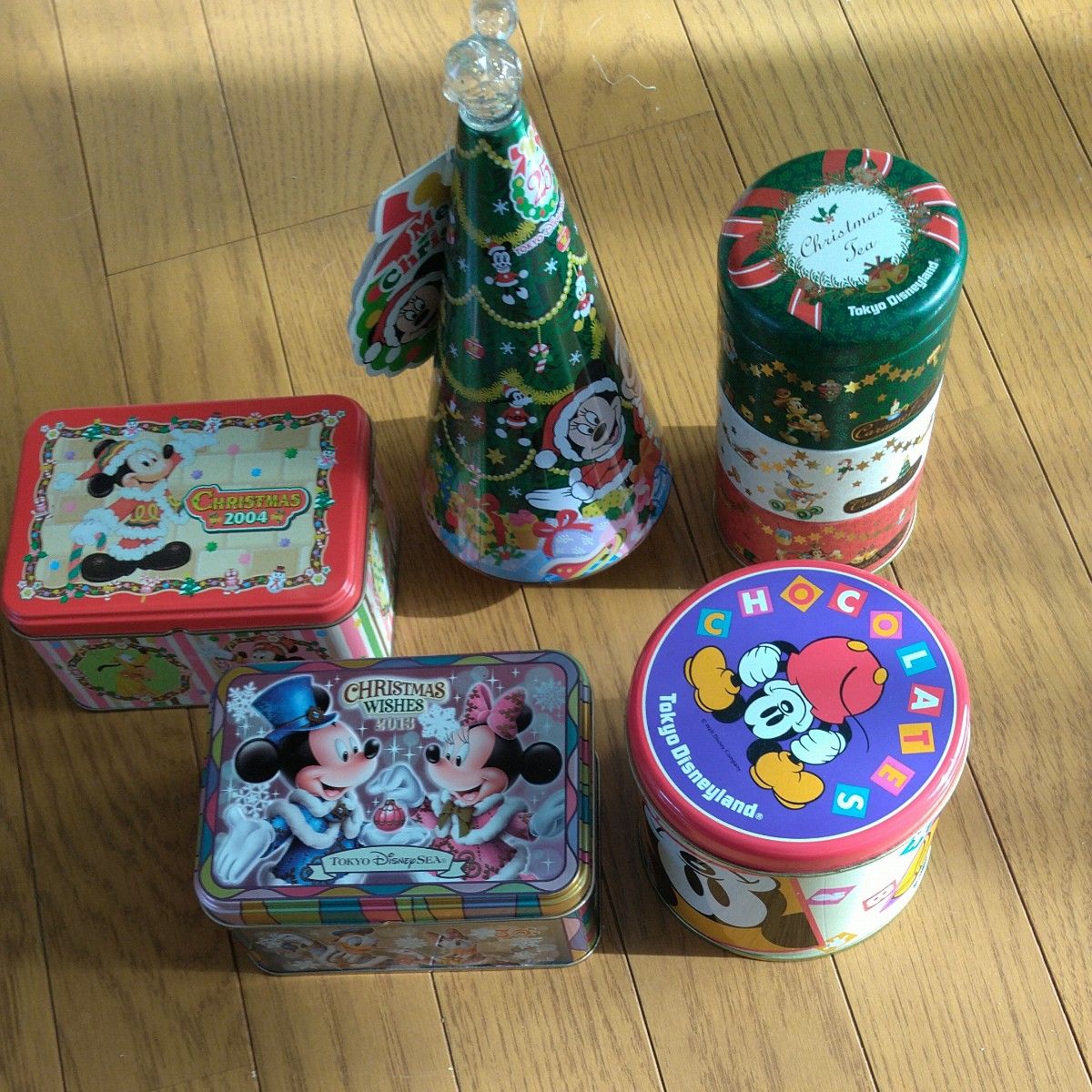 ディズニー お菓子缶 空き缶 菓子缶 クリスマス ミッキーTDL ディズニー お菓子缶 空き缶 菓子缶 クリスマス ミッキーTDL