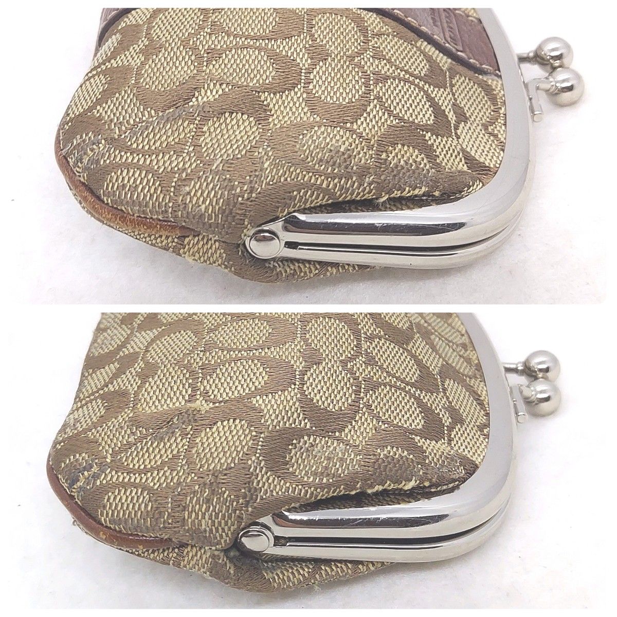 コーチ がま口財布 がま口コインケース シグネチャー COACH コーチ がま口財布 がま口コインケース シグネチャー COACH
