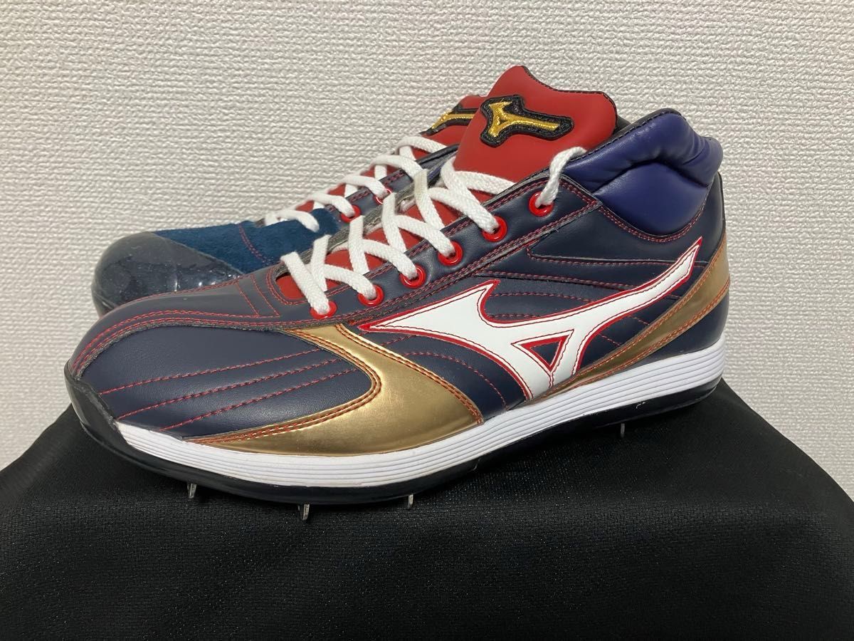 ミズノプロ 前田健太選手 支給品スパイク 26 75cm 日本製 極美品 ミズノプロ 前田健太選手 支給品スパイク 26 75cm 日本製 極美品