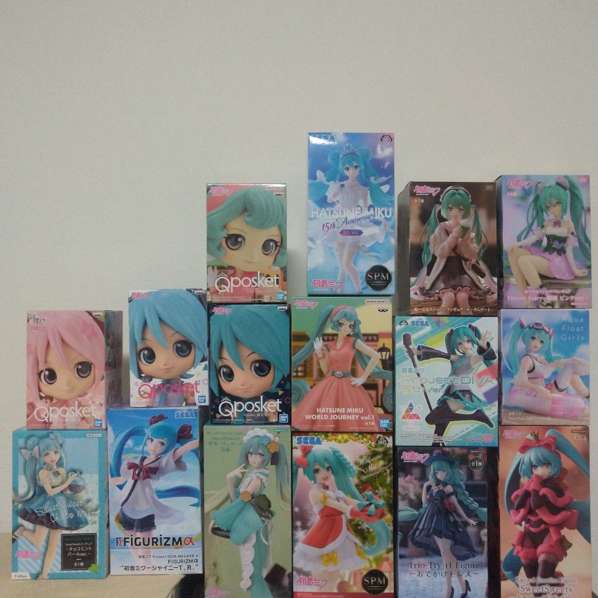 初音ミク プライズフィギュア16体まとめセット|Yahoo!フリマ 初音ミク プライズフィギュア16体まとめセット|Yahoo!フリマ