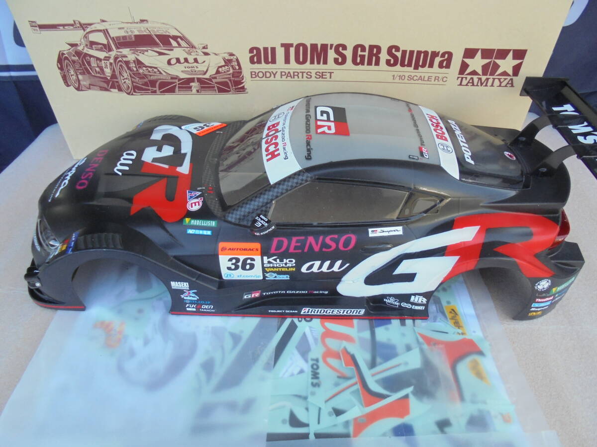 ** unrunning TAMIYA 1/10 RC au TOM\'S GR Supra GR color manner spare body **