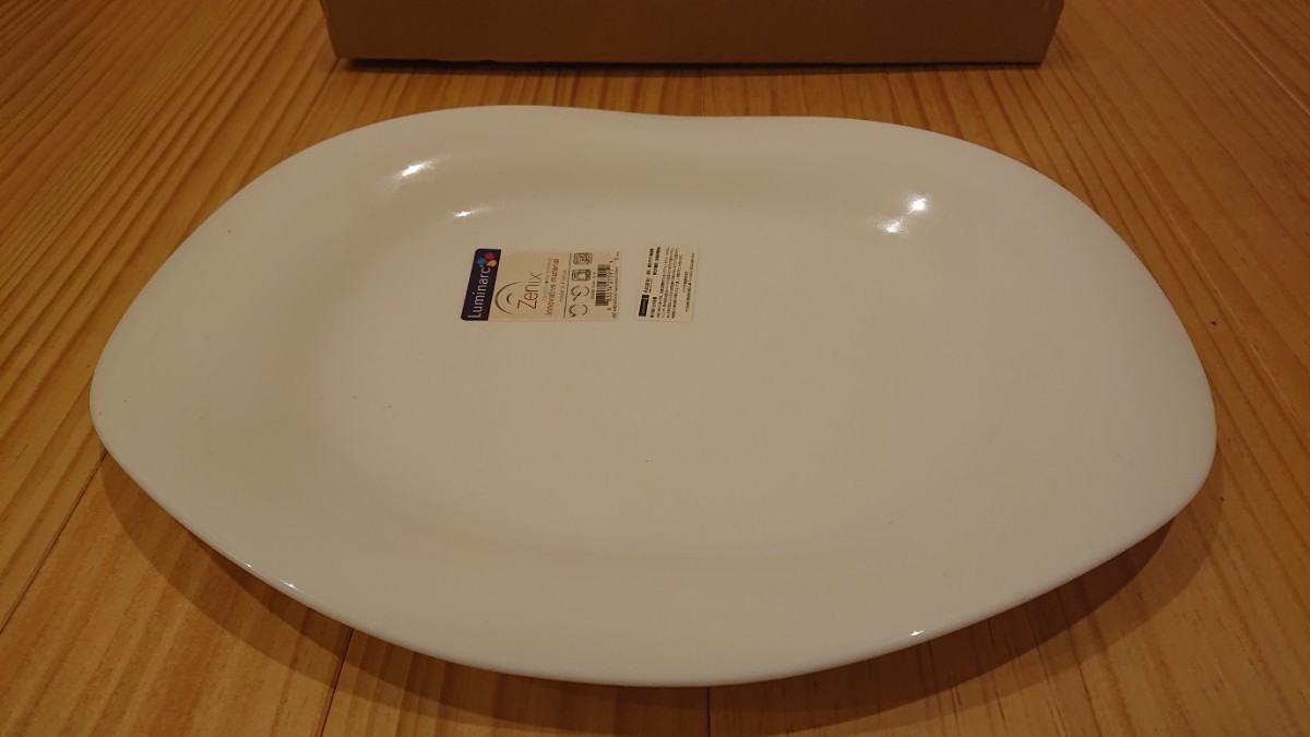 【新品】フランス製 Zenix ゼニックス 強化ガラス 大皿 プレート