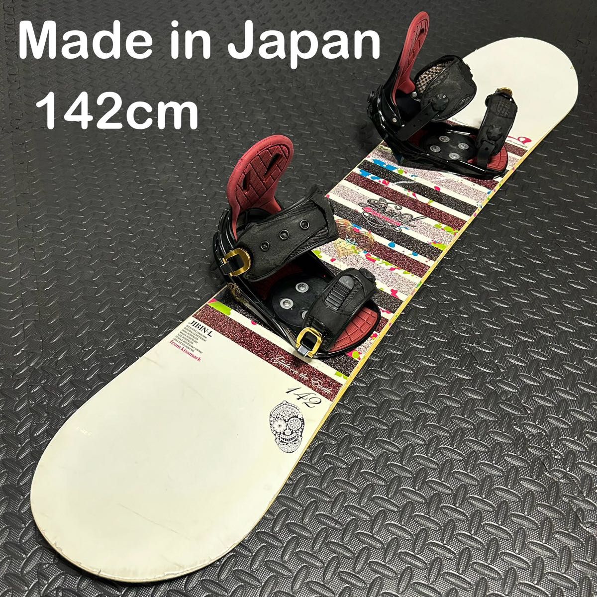 スノーボード142、ビンディング セット スノーボードビンディングセット Made in Japan 142cm ボードセット