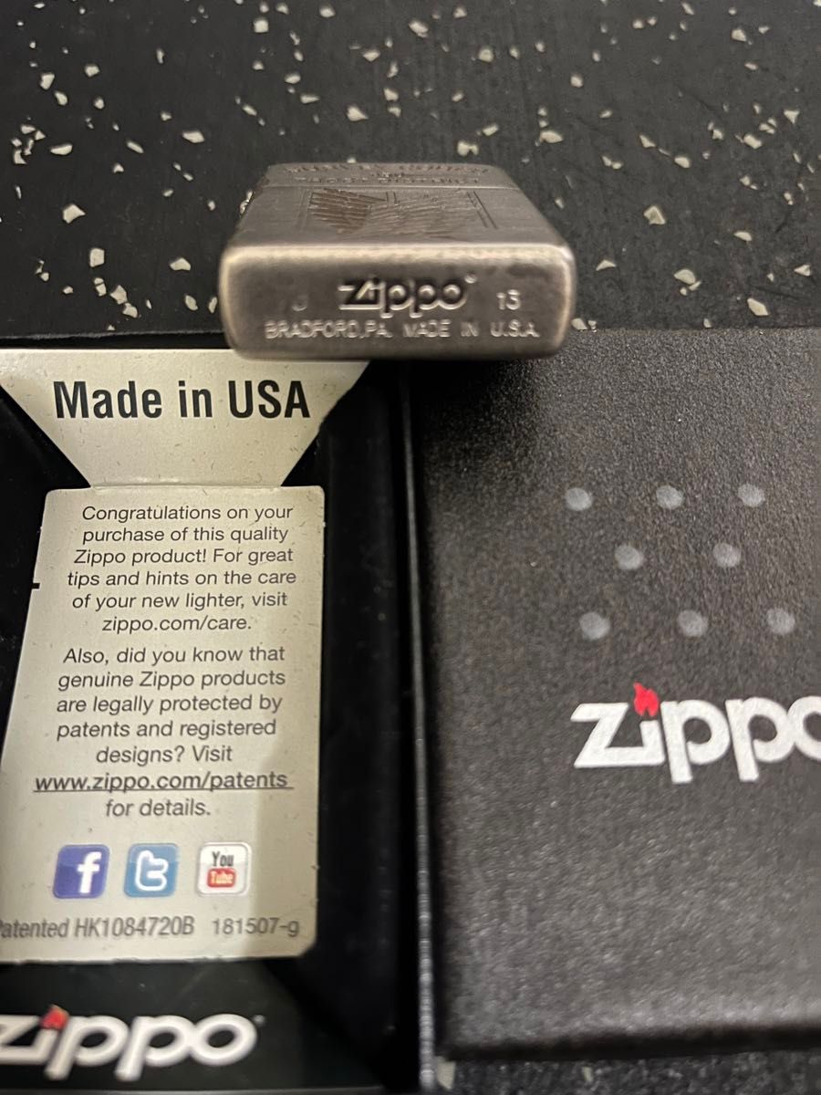 世界限定300個】進撃の巨人 調査兵団ZIPPO ジッポ オイル 世界限定300個】進撃の巨人 調査兵団ZIPPO ジッポ オイル