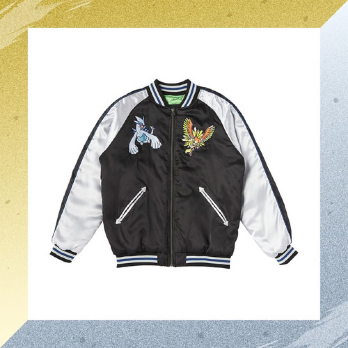 新品 ポケモン 金銀 25周年 スカジャン ルギア ホウオウ Mサイズ 新品 ポケモン 金銀 25周年 スカジャン ルギア ホウオウ Mサイズ