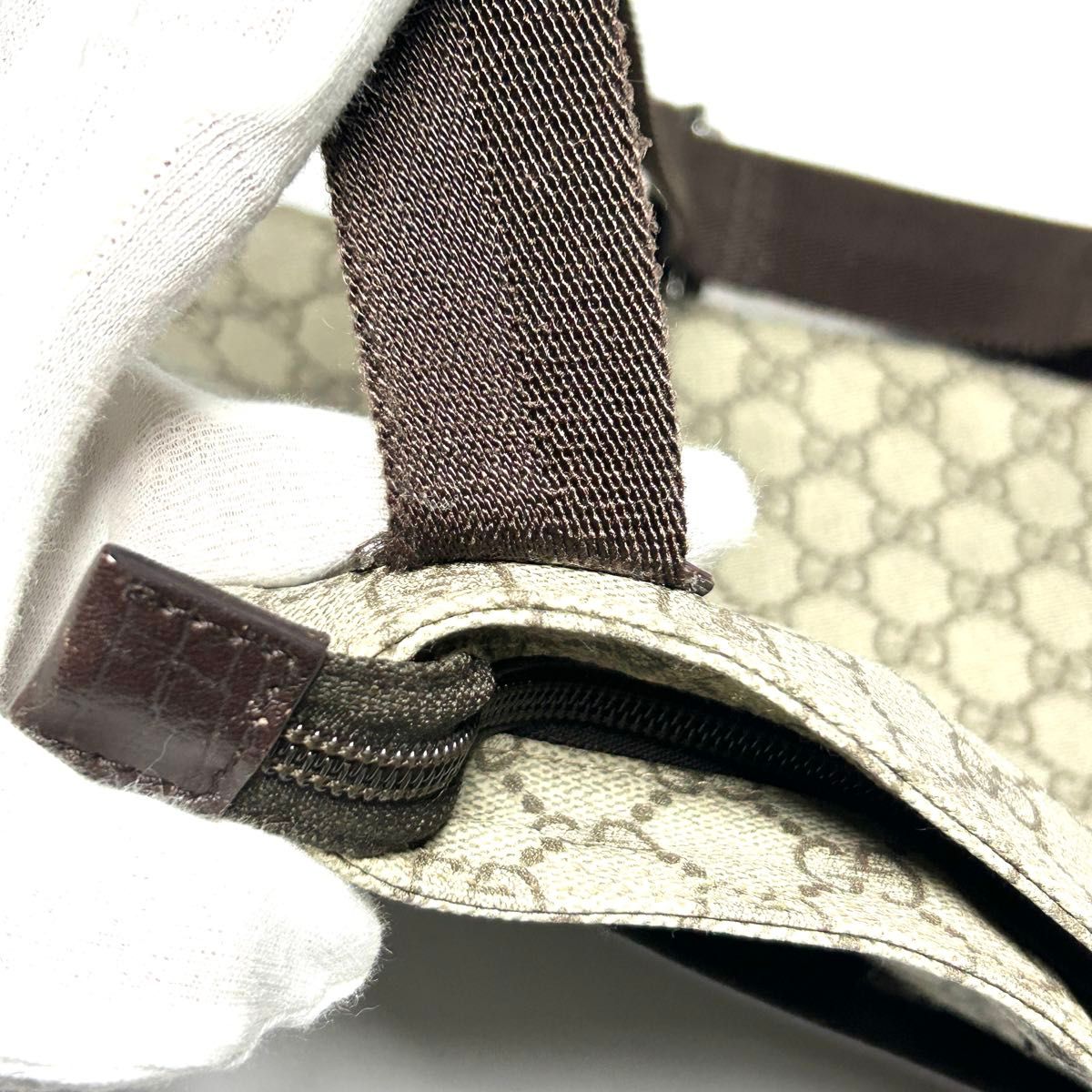 GUCCI グッチ GGスプリーム 斜め掛け ショルダーバッグ GG柄 GUCCI グッチ GGスプリーム 斜め掛け ショルダーバッグ GG柄
