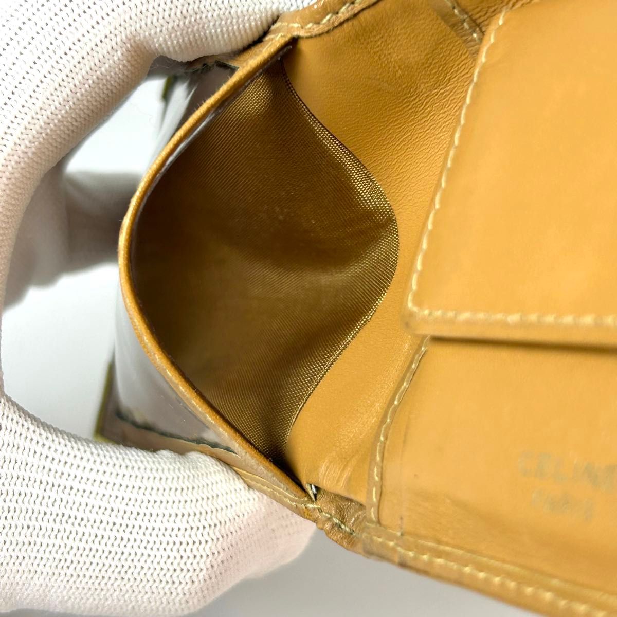 希少 】 CELINE オールド セリーヌ 二つ折り 財布 マカダム M07 希少 】 CELINE オールド セリーヌ 二つ折り 財布 マカダム M07