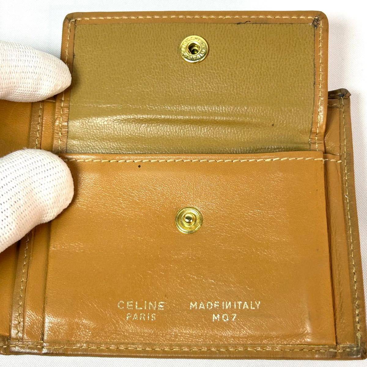 希少 】 CELINE オールド セリーヌ 二つ折り 財布 マカダム M07 希少 】 CELINE オールド セリーヌ 二つ折り 財布 マカダム M07