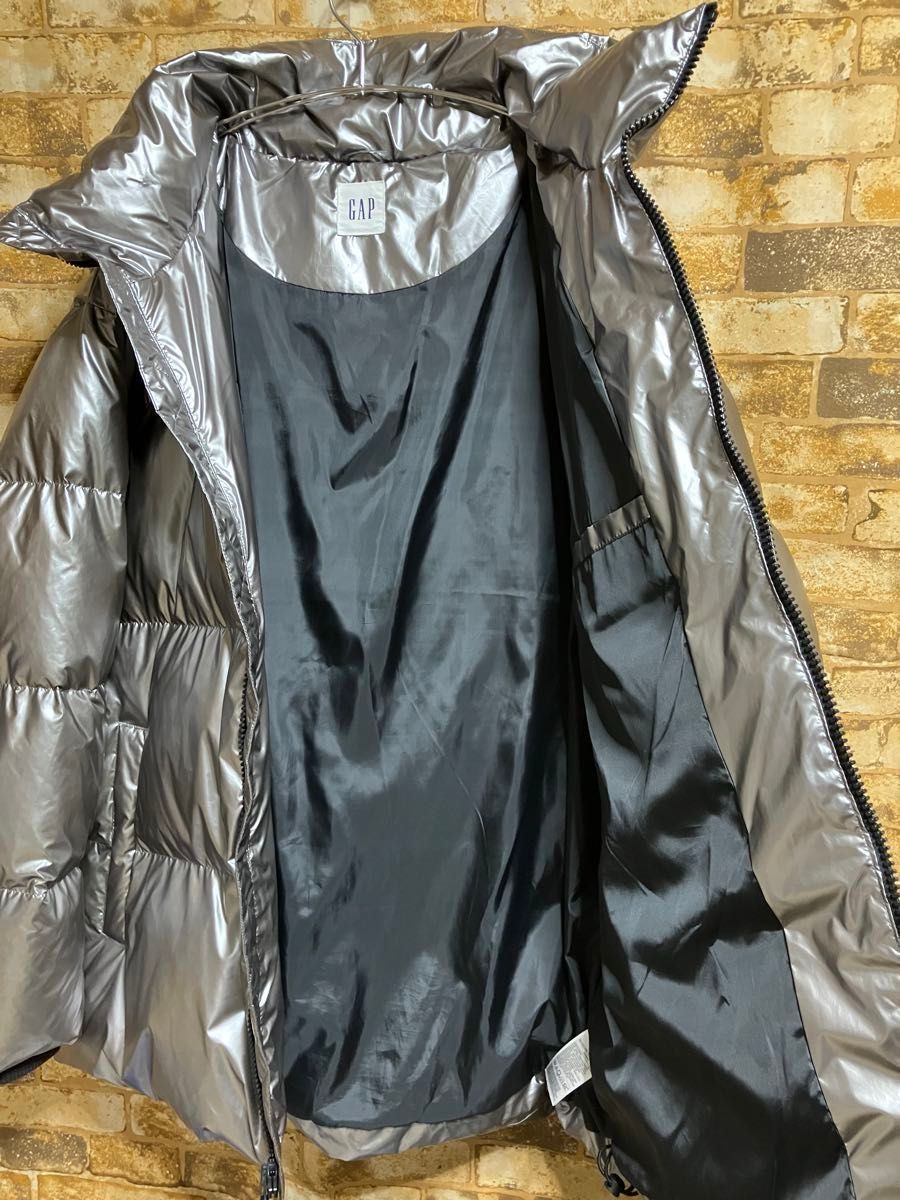 used GAP シルバー ダウンジャケット L ビッグシルエット used GAP シルバー ダウンジャケット L ビッグシルエット