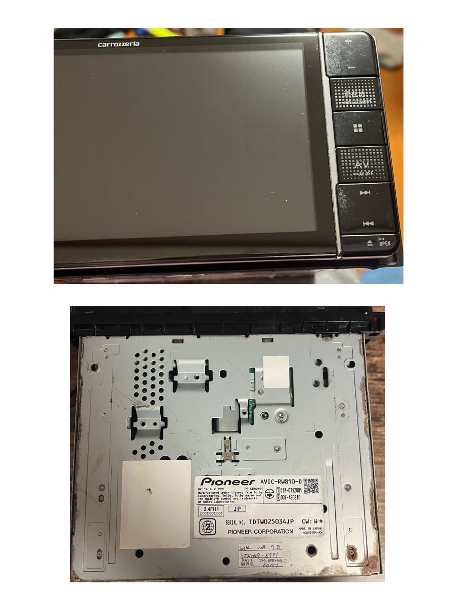 AVIC-RW810-D【付属品あり】地図データ2022【訳あり】カロッツェリア7インチワイドPioneerパイオニア AVIC-RW810-D【付属品あり】地図データ2022【訳あり】カロッツェリア7インチワイドPioneerパイオニア