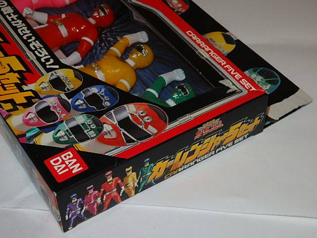 * sofvi кукла Gekisou Sentai CarRanger /5 комплект Bandai / восток .