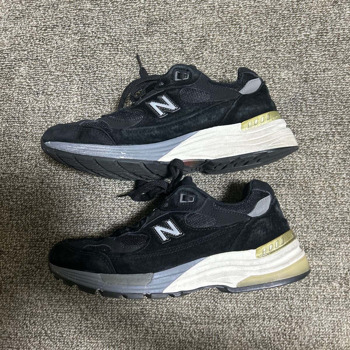 New balance ニューバランス 992 made in USA ブラック 25 5cm New balance ニューバランス 992 made in USA ブラック 25 5cm