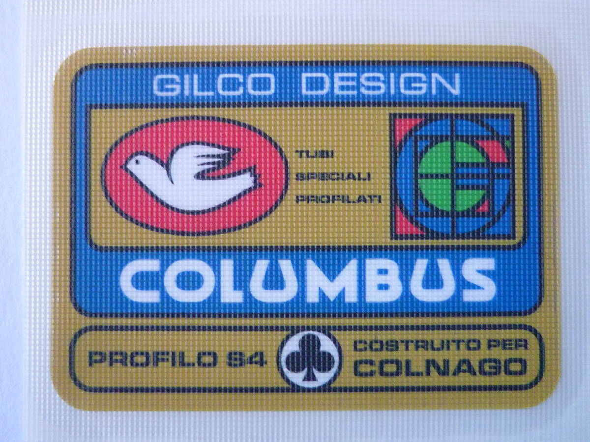 ★ COLUMBUS コロンバス GILCO S４ フレーム ステッカー デカール ★_画像2