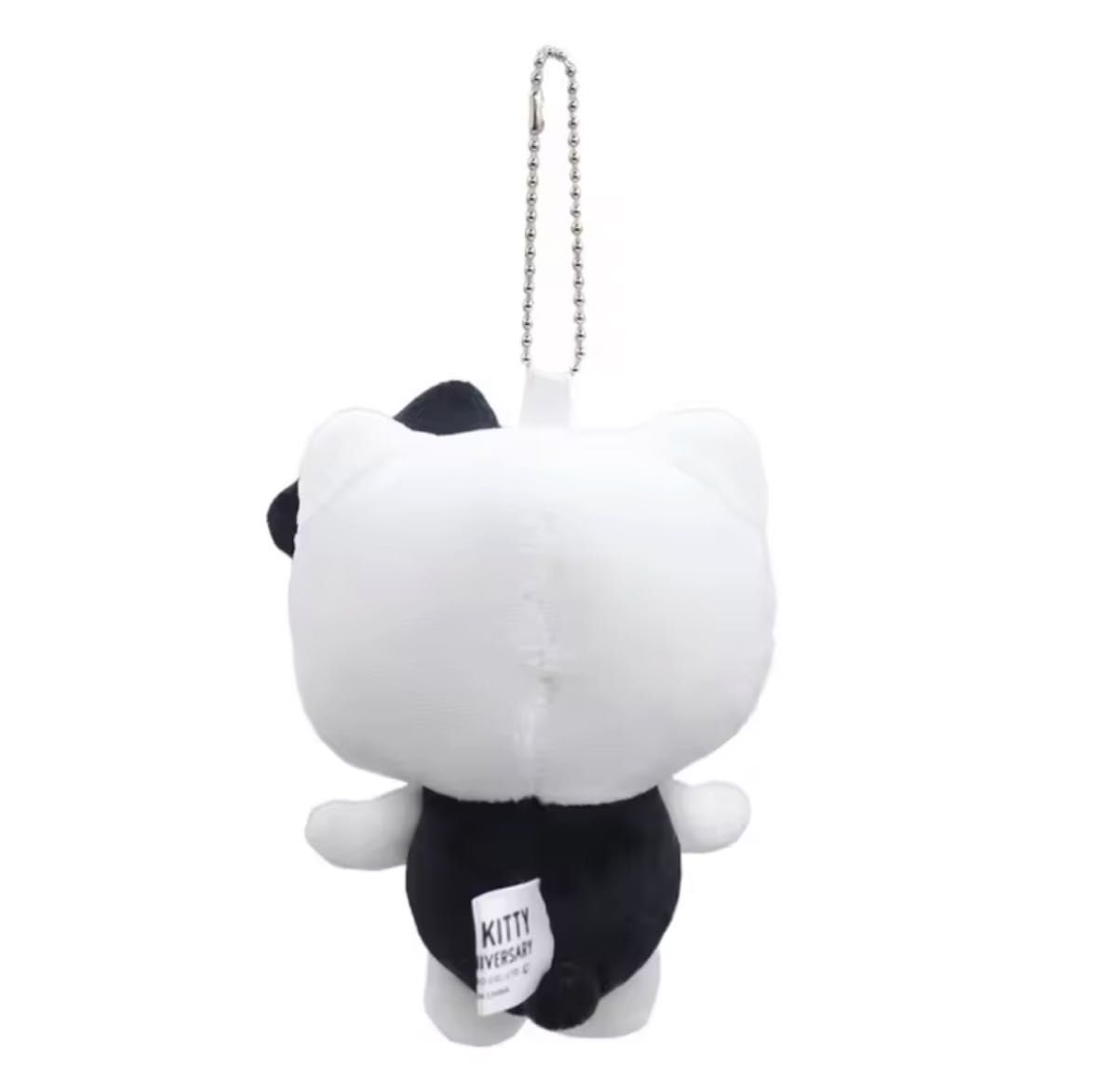 Sanrio ハローキティ モノクロ ブラック 50周年 キーホルダー Sanrio ハローキティ モノクロ ブラック 50周年 キーホルダー