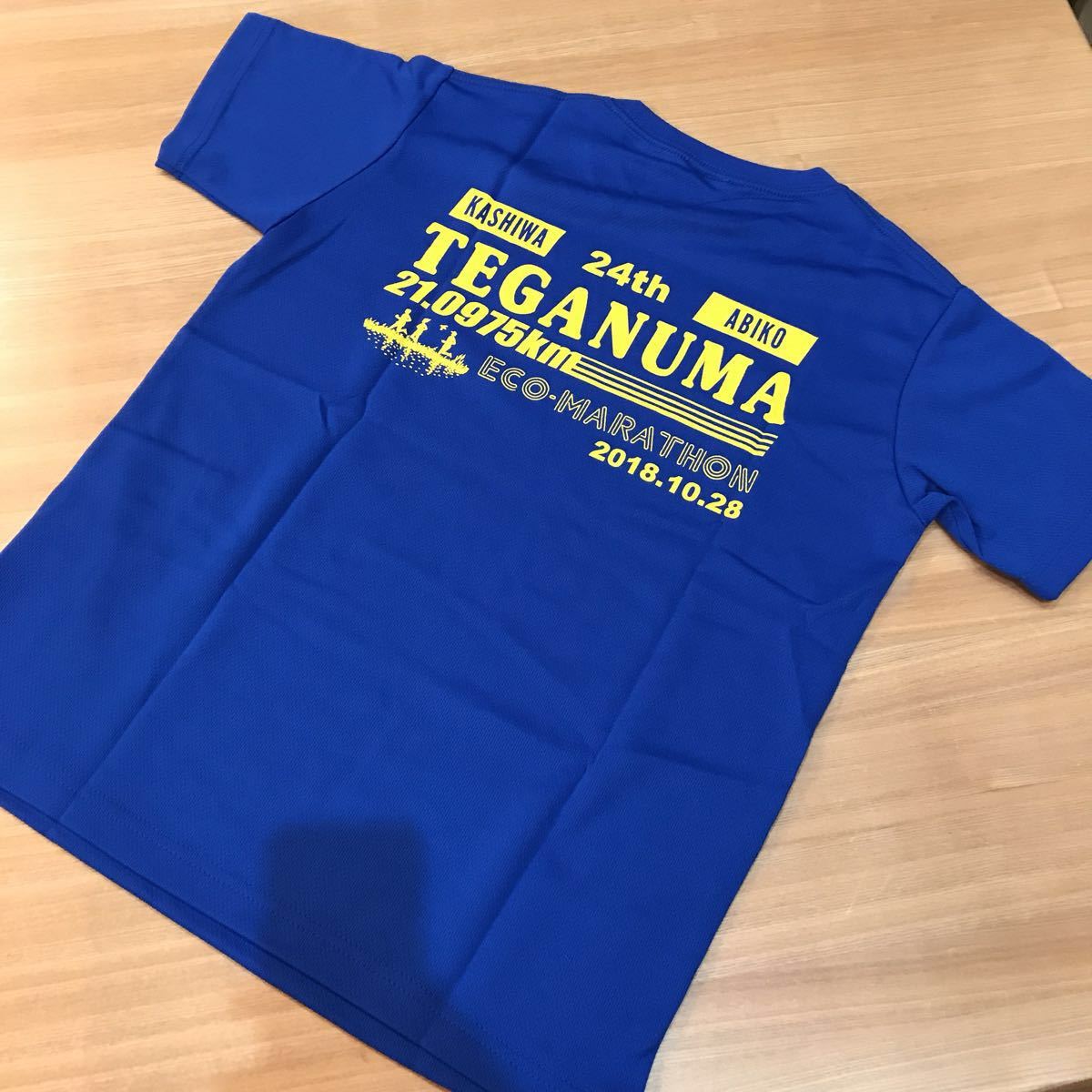 【新品】 送料無料 手賀沼エコマラソン2018 参加賞 男女兼用Sサイズ 半そでＴシャツ