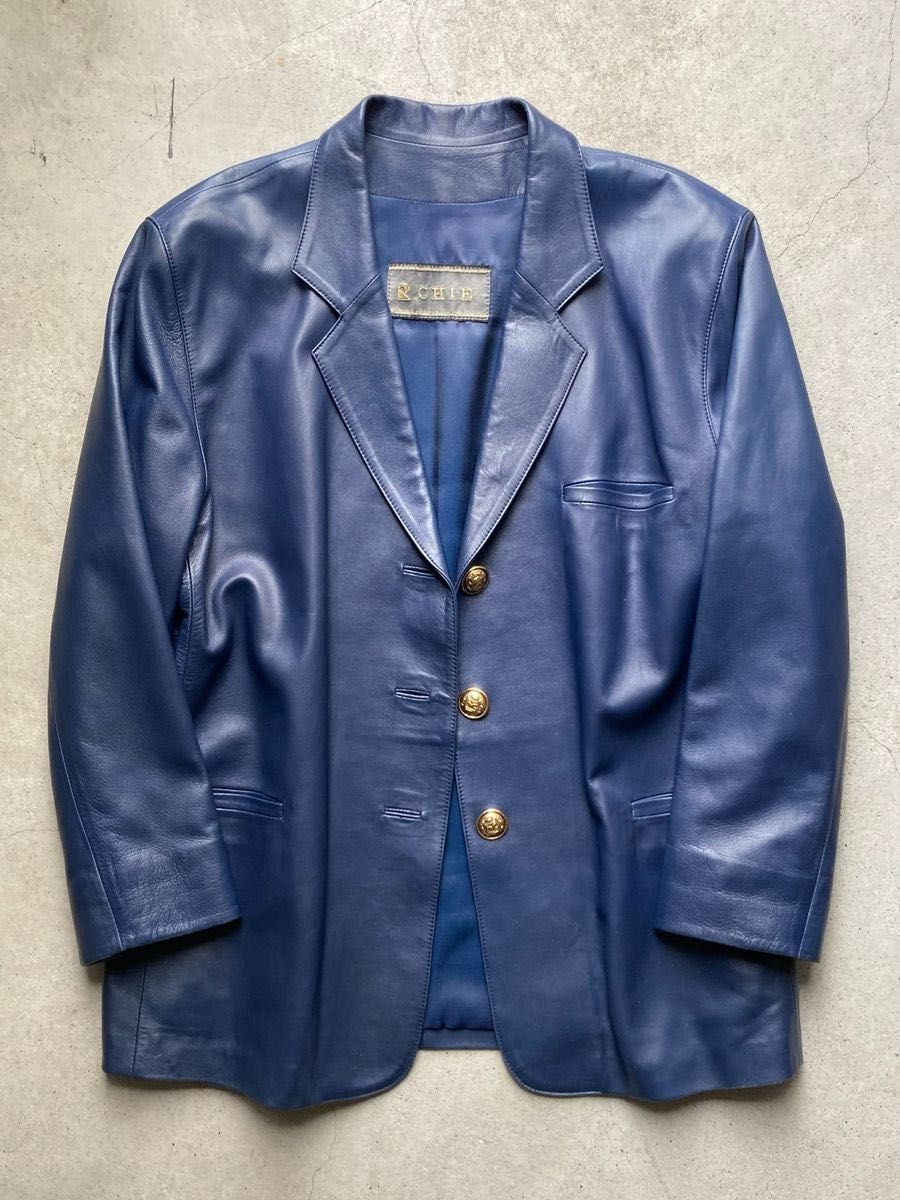 VINTAGE】羊革 レザージャケット size 42 made in spain VINTAGE】羊革 レザージャケット size 42 made in spain