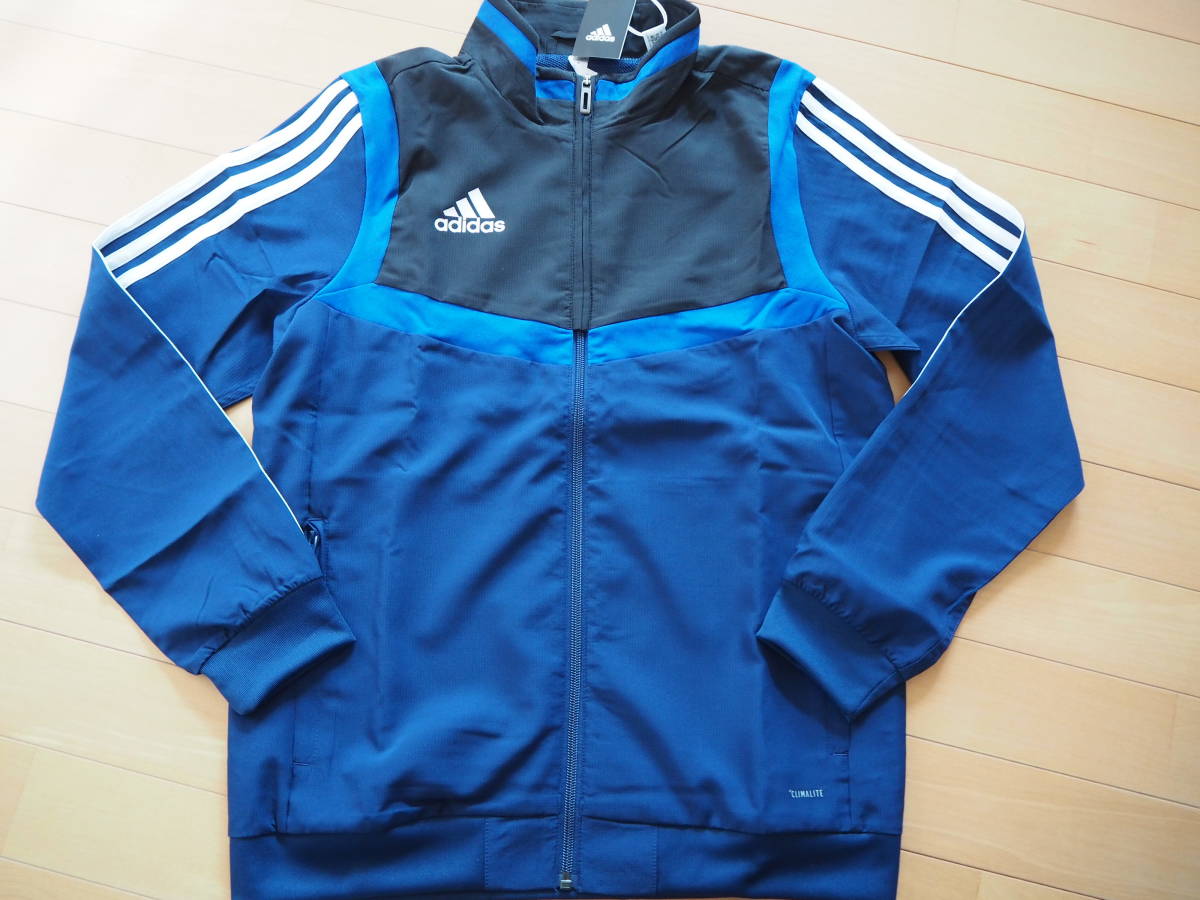 adidas☆トレーニングジャケット☆裏メッシュジャンバー♪サイズ160☆新品_画像1