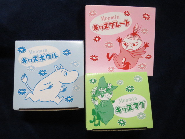 ムーミン キッズボウル、キッズプレート、キッズマグ セット★ケンタッキー★送料無料★_画像1