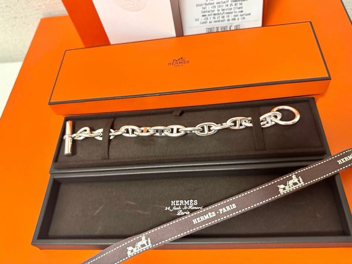 HERMES シェーヌダンクル/GM/13コマ【新品 パリ購入】|Yahoo HERMES シェーヌダンクル/GM/13コマ【新品 パリ購入】|Yahoo
