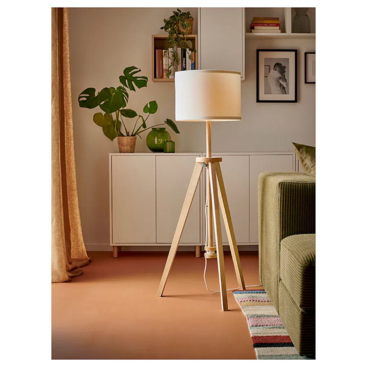 IKEA イケア ラウテルス フロアランプ アッシュ/ホワイト IKEA イケア ラウテルス フロアランプ アッシュ/ホワイト