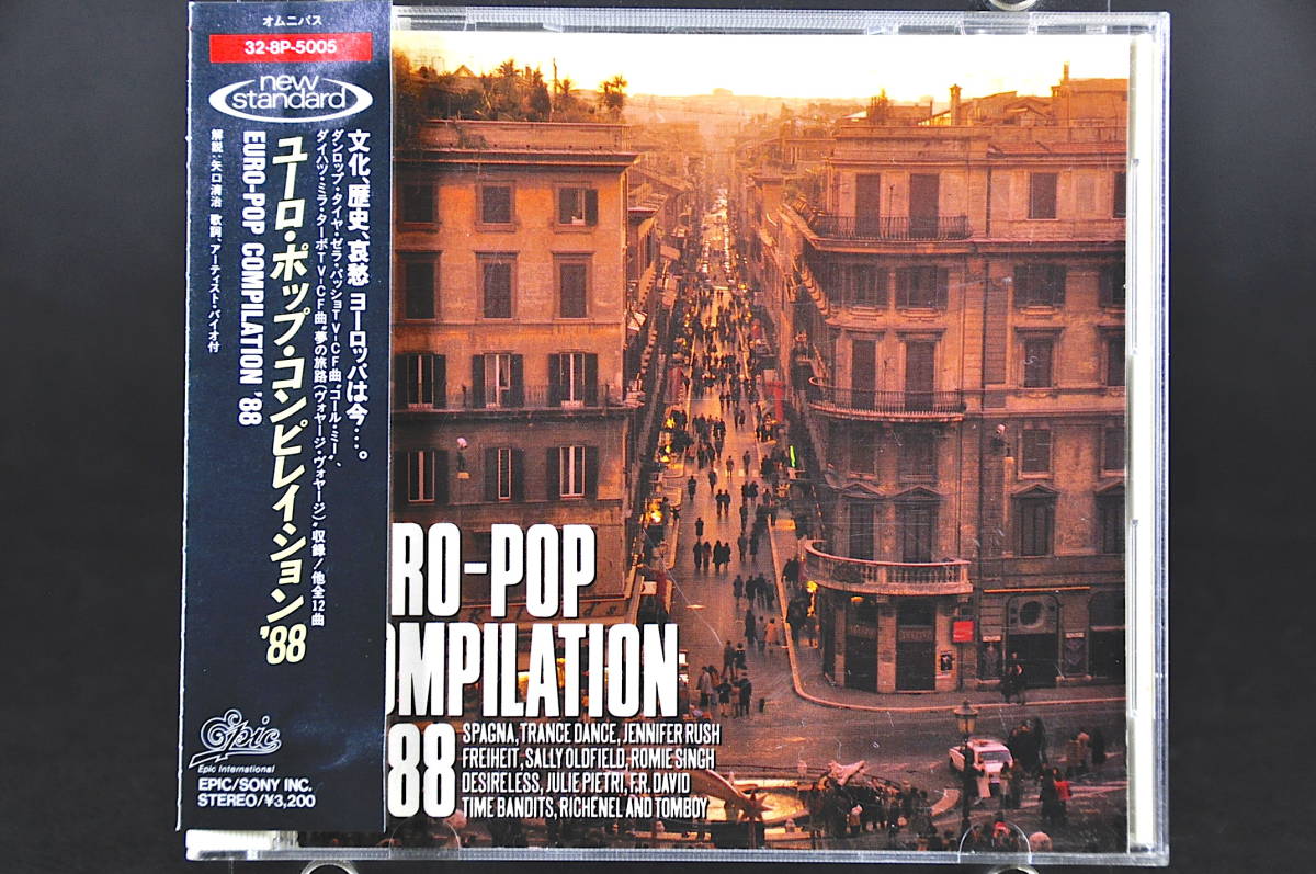 ☆ ユーロ?ポップス?コンピレーション’88 CD V.A. アルバム 12曲収録 88年盤 32?8P-5005 ?コール?ミー,他 帯付 稅表記なし 美盤!!