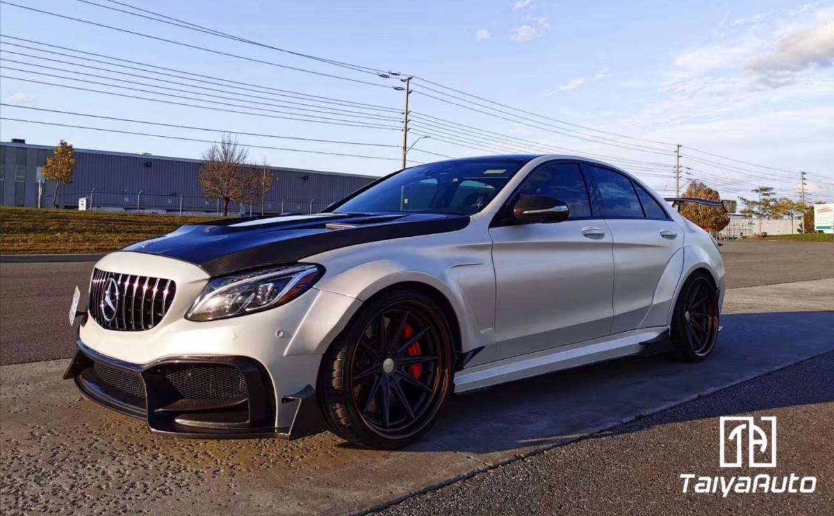 * Benz W205 C63AMG sedan for Performance wide body set wide kit /DTM style / black series [RCMB205-imp-w001]