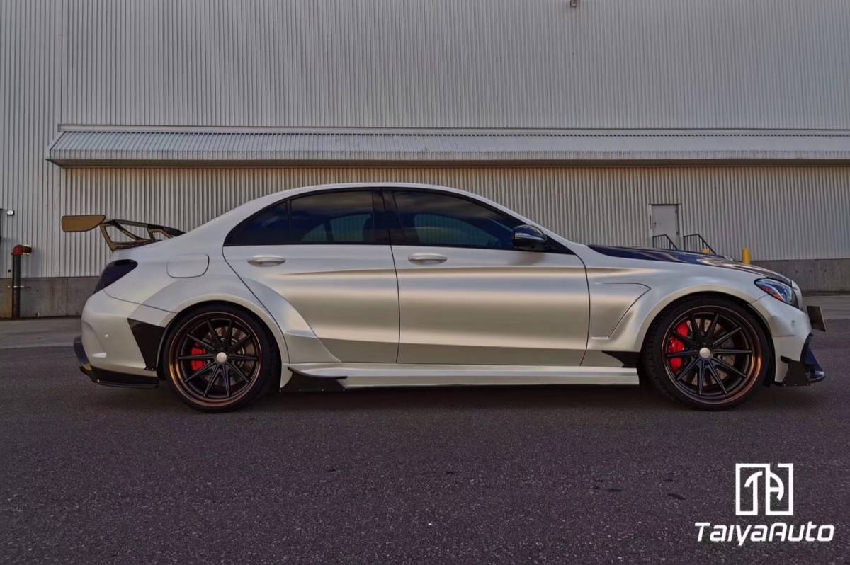 * Benz W205 C63AMG sedan for Performance wide body set wide kit /DTM style / black series [RCMB205-imp-w001]