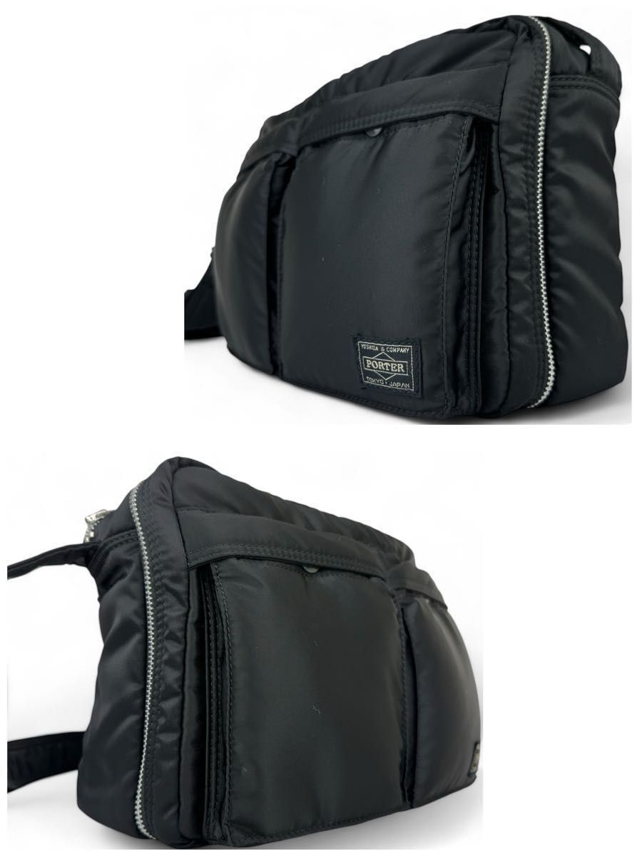 極美品】PORTER ポーター タンカー ショルダーバッグL 2層 極美品】PORTER ポーター タンカー ショルダーバッグL 2層