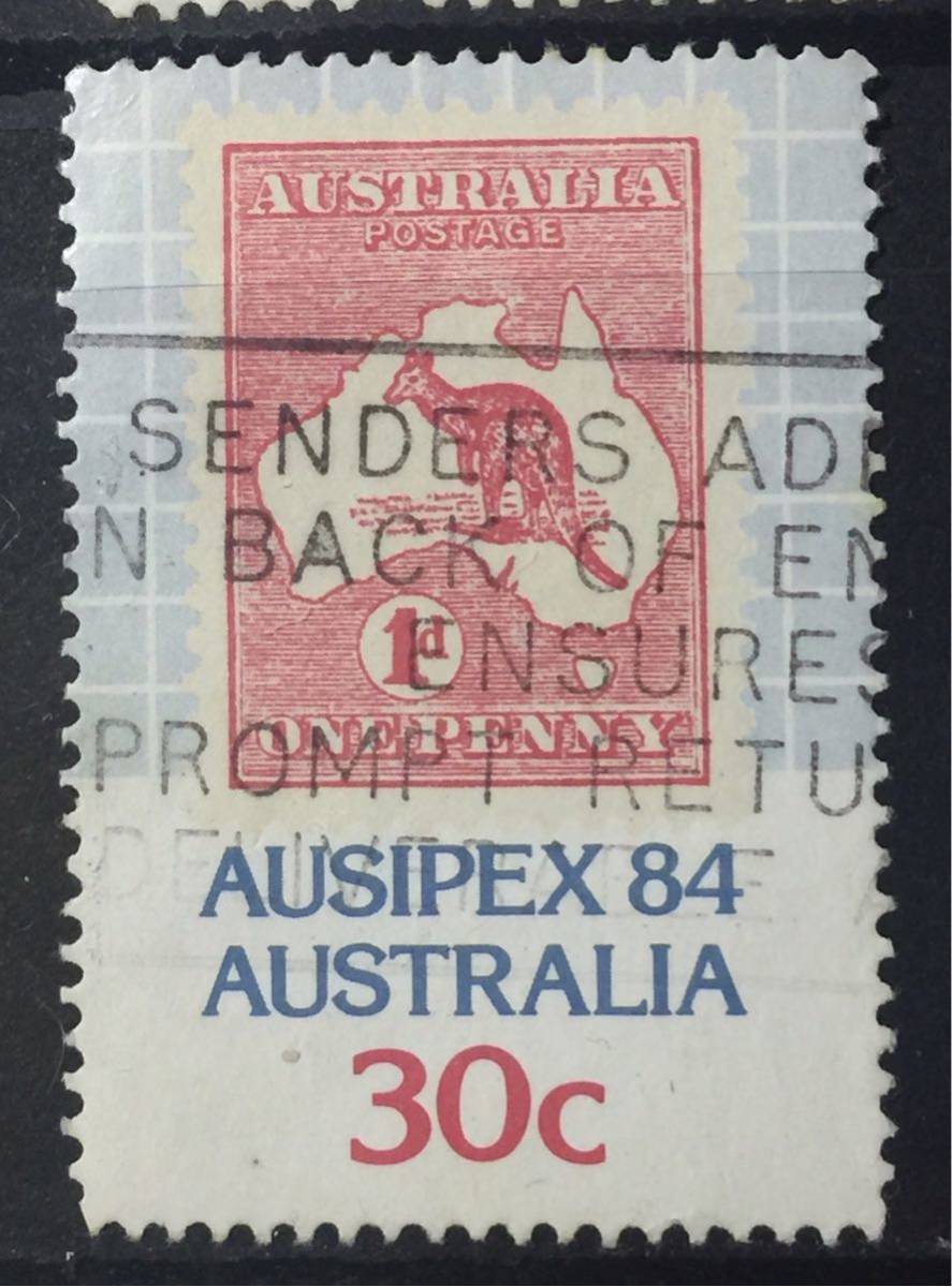 オーストラリア切手★ 切手の切手(国際切手展)1984年_画像1