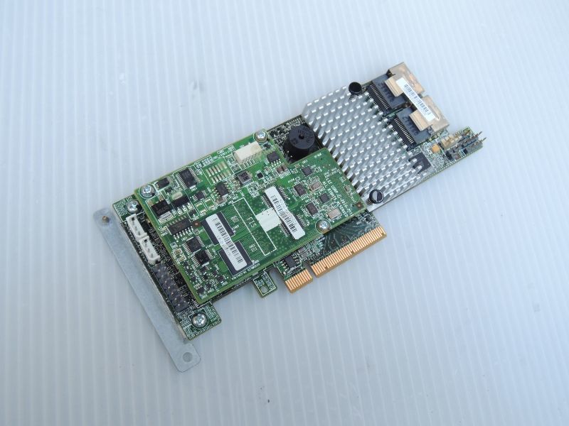 LSI MegaRAID 9266-8i SAS Raid Controller Raid0,1,5,6,10,50,60対応 CacheVault(NAND Flash Module)付き 動作画面有 _画像1