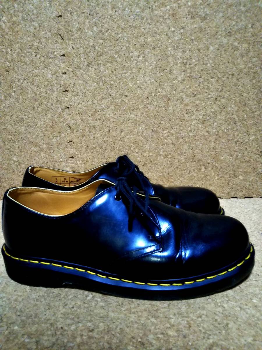 【Dr.MARTENS】ドクターマーチン 1461 3ホールシューズ UK9 (28cm ) 3EYE SHOE スムースレザー ブラック【良品】_画像4