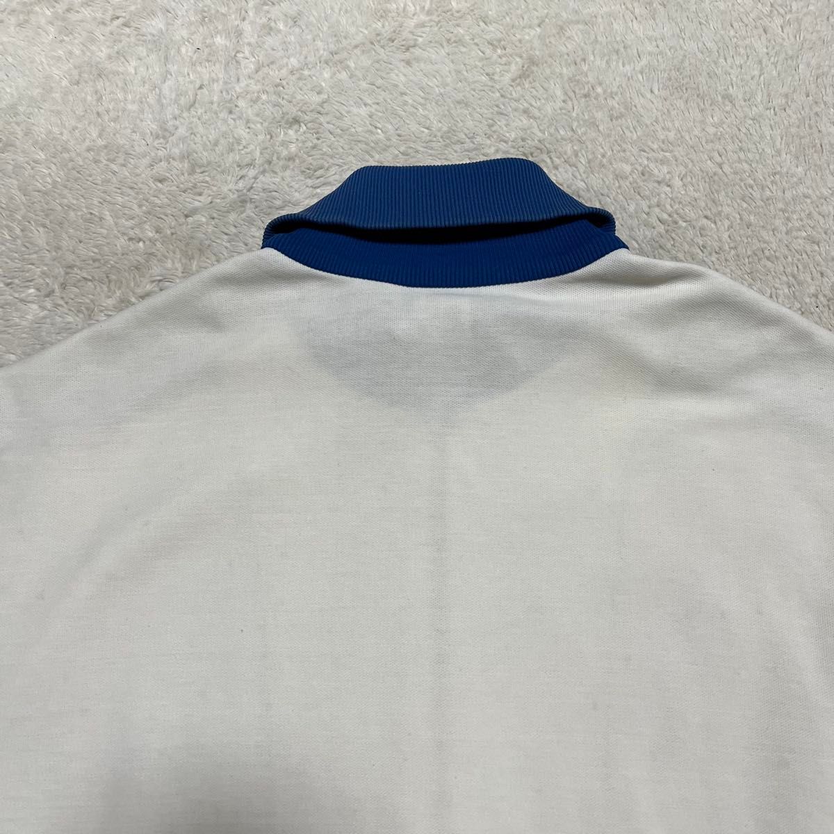 70s 西ドイツ adidas トラックジャケット 白x 青 4(ML相当 70s 西ドイツ adidas トラックジャケット 白x 青 4(ML相当