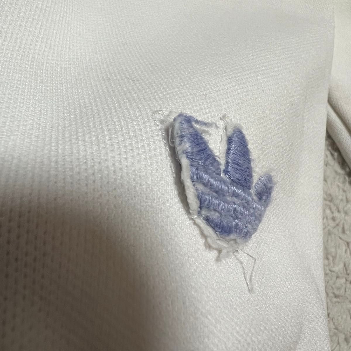 70s 西ドイツ adidas トラックジャケット 白x 青 4(ML相当 70s 西ドイツ adidas トラックジャケット 白x 青 4(ML相当