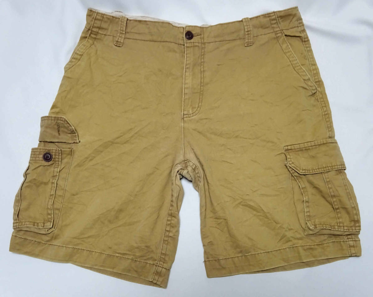 *AEROPOSTALE USA Aeropostale / хлопок *6poke* cargo * шорты * чай хаки * размер 40/USED