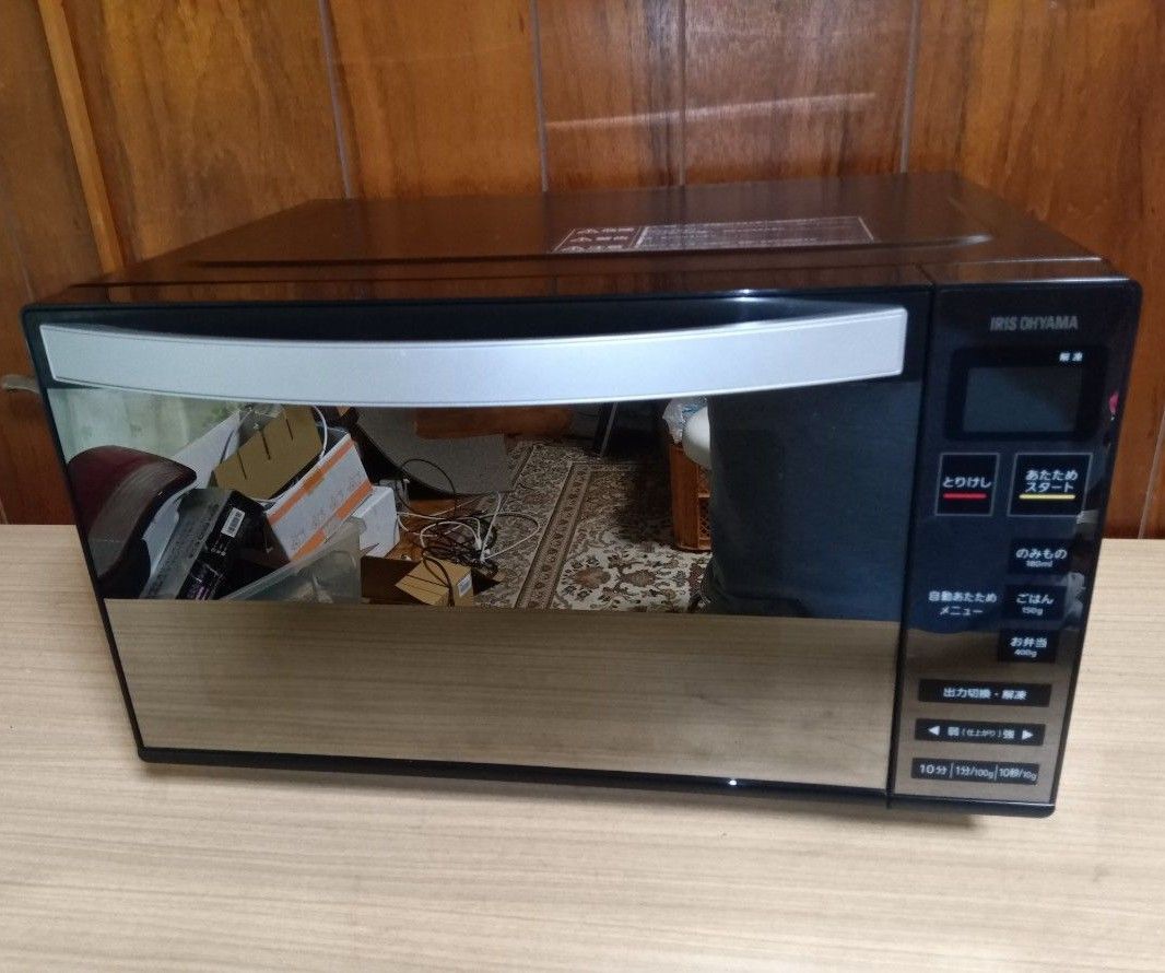 美品 アイリスオーヤマ 電子レンジ MO-FM1804-B フラット 美品 アイリスオーヤマ 電子レンジ MO-FM1804-B フラット