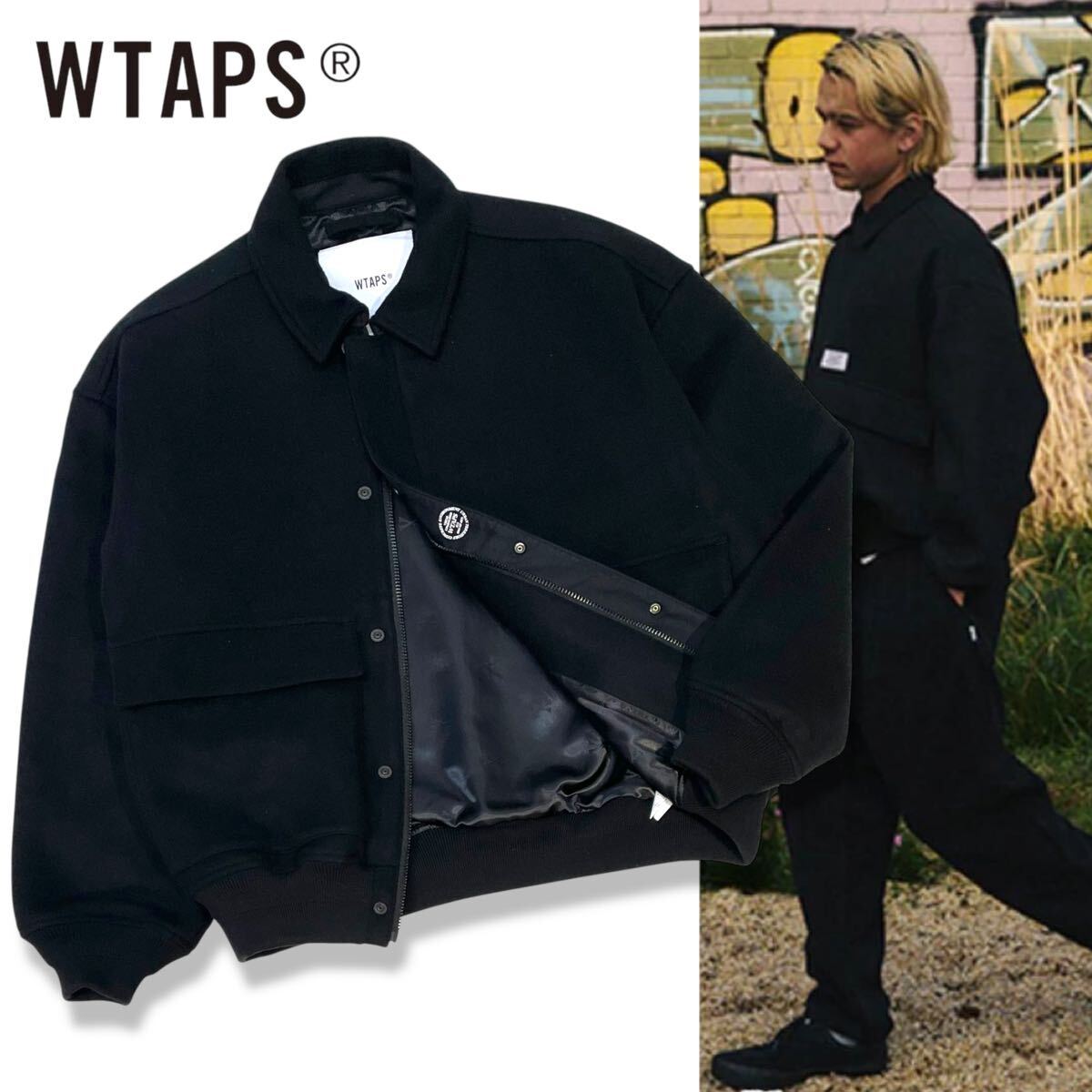 23 美品 国内正規品 WTAPS ダブルタップス 23AW 232BRDT-JKM04 23 美品 国内正規品 WTAPS ダブルタップス 23AW 232BRDT-JKM04