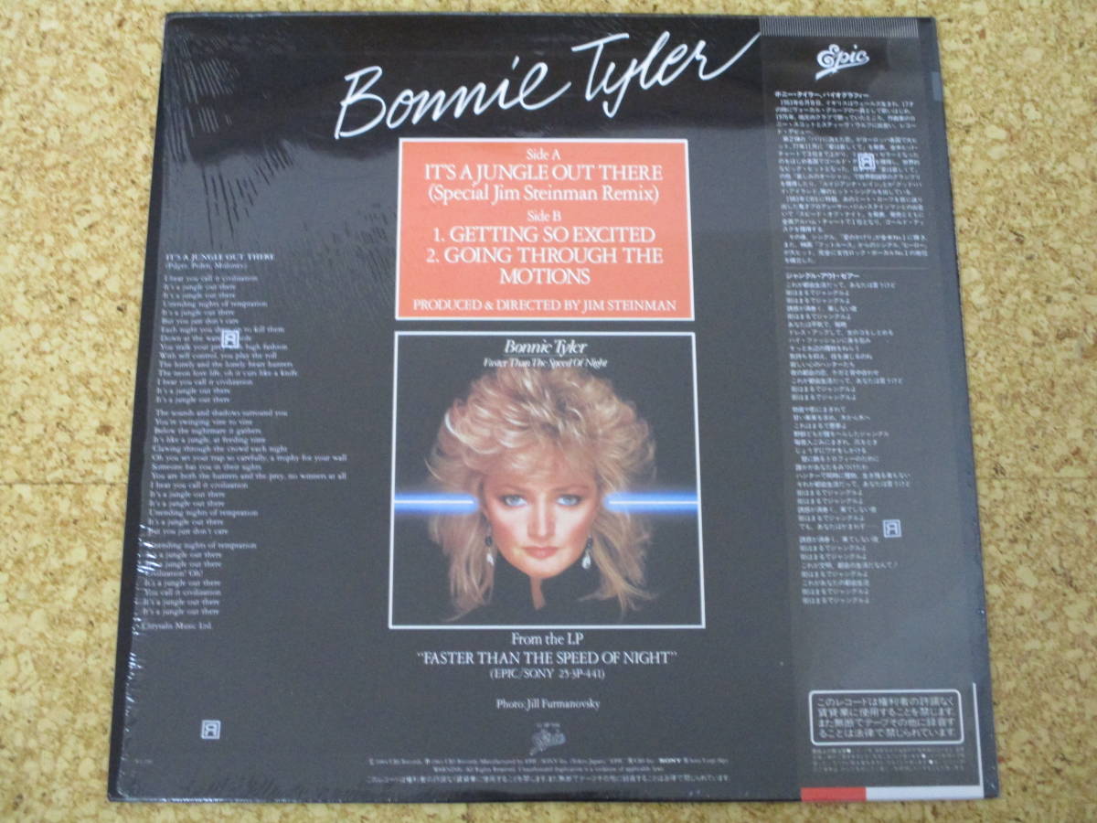 Bonnie Tyler ボニー タイラー It S A Jungle Out There 日本 12インチ Single盤 帯 シュリンク B 売買されたオークション情報 Yahooの商品情報をアーカイブ公開 オークファン Aucfan Com