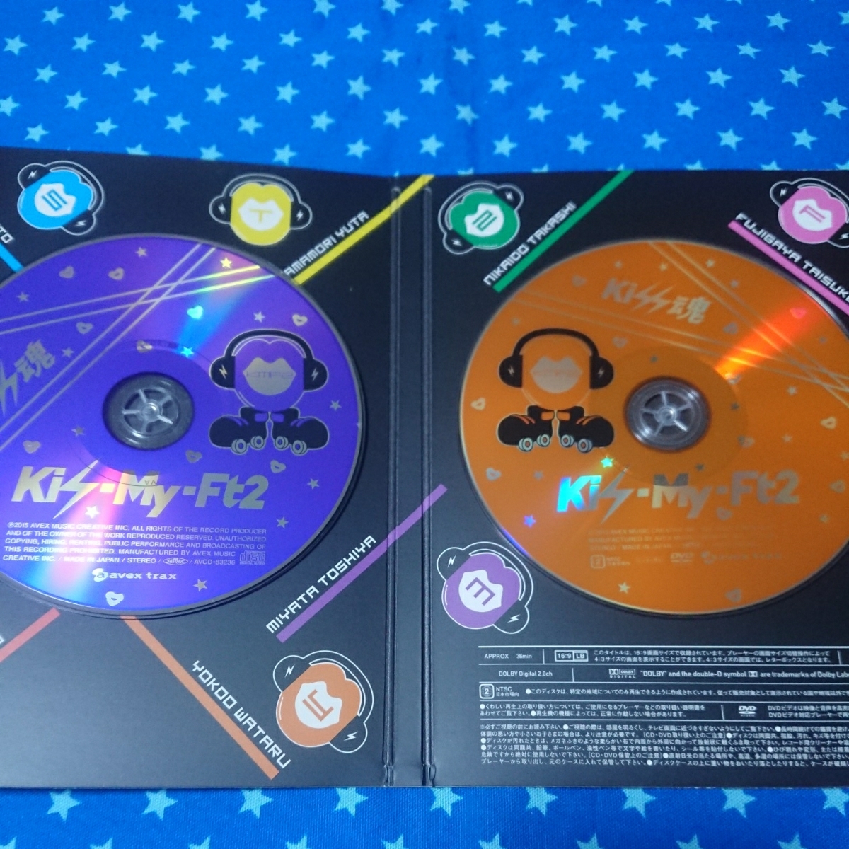 【Kis-My-Ft2】Kiss魂 初回生産限定盤Ｂ CD＋DVD(マルチアングル) 豪華特殊パッケージ ＊同梱可＊_画像2