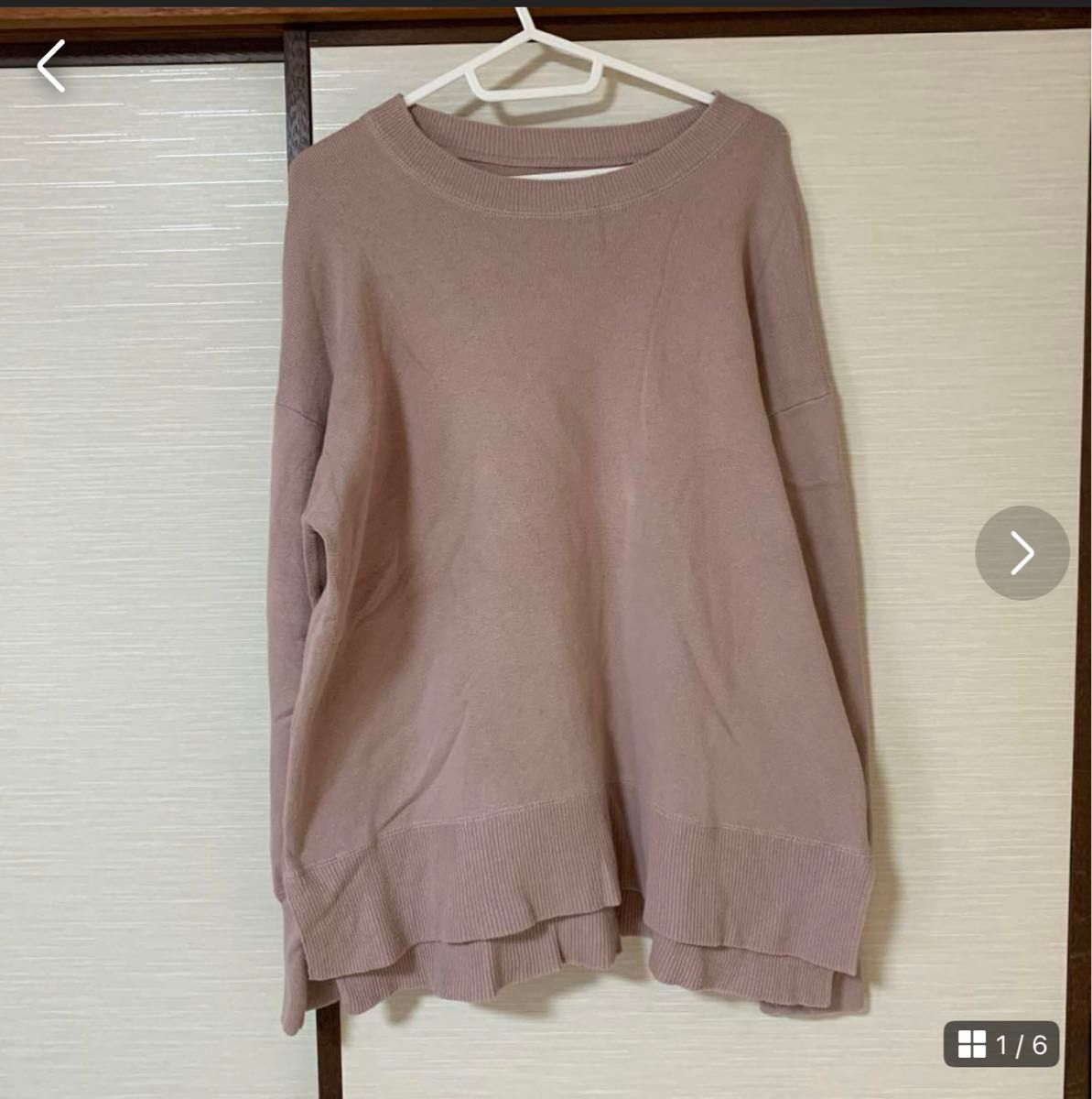 ニット 長袖 グレー セーター ライトブルー チュニック トップス ニット 長袖 グレー セーター ライトブルー チュニック トップス