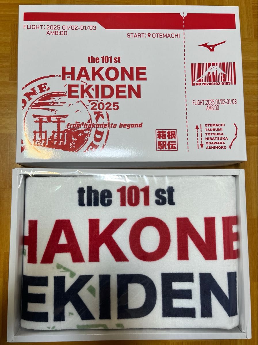 第101回箱根駅伝 2025 記念タオル 非売品 箱から出して発送 第101回箱根駅伝 2025 記念タオル 非売品 箱から出して発送